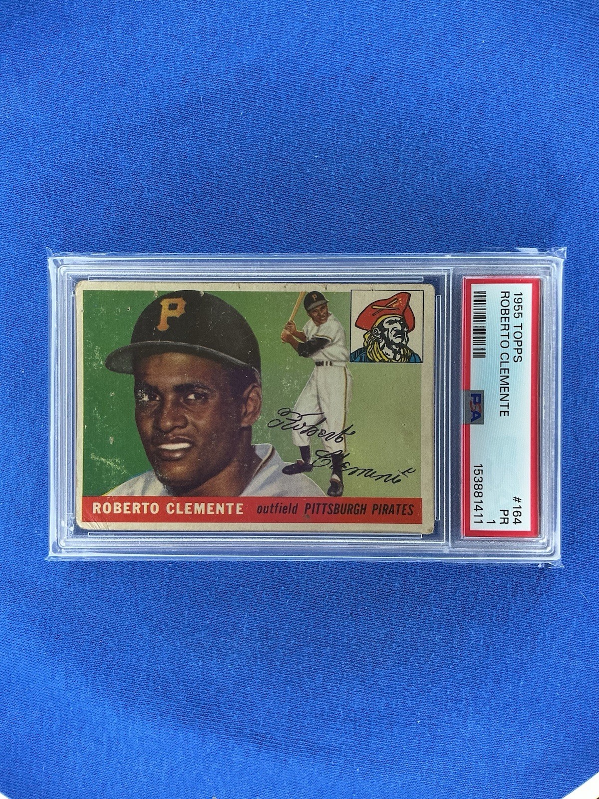 1955 TOPPS #164 Roberto Clemente PSA 1